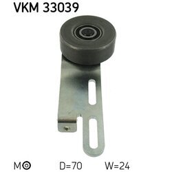Napínacia kladka rebrovaného klinového remeňa SKF VKM 33039