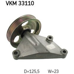Vratná/vodiaca kladka rebrovaného klinového remeňa SKF VKM 33110