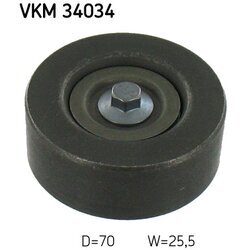 Vratná/vodiaca kladka rebrovaného klinového remeňa SKF VKM 34034