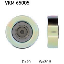 Vratná/vodiaca kladka rebrovaného klinového remeňa SKF VKM 65005