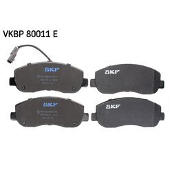 Sada brzdových platničiek kotúčovej brzdy SKF VKBP 80011 E - obr. 1