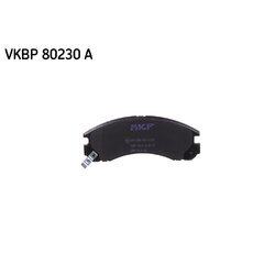 Sada brzdových platničiek kotúčovej brzdy SKF VKBP 80230 A