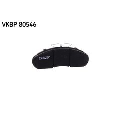 Sada brzdových platničiek kotúčovej brzdy SKF VKBP 80546 A - obr. 4