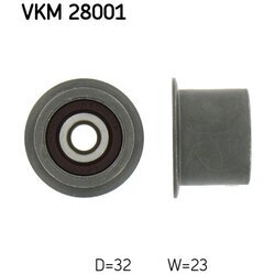 Obehová/vodiaca kladka ozubeného remeňa SKF VKM 28001