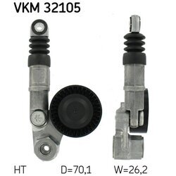 Napínacia kladka rebrovaného klinového remeňa SKF VKM 32105