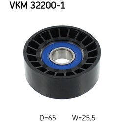 Vratná/vodiaca kladka rebrovaného klinového remeňa SKF VKM 32200-1