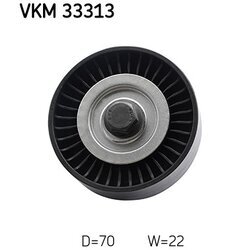 Vratná/vodiaca kladka rebrovaného klinového remeňa SKF VKM 33313 - obr. 1