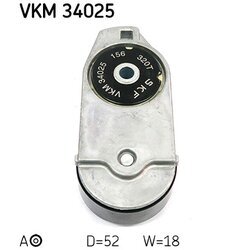 Napínacia kladka rebrovaného klinového remeňa SKF VKM 34025 - obr. 1