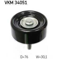Vratná/vodiaca kladka rebrovaného klinového remeňa SKF VKM 34051
