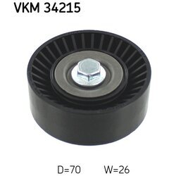 Vratná/vodiaca kladka rebrovaného klinového remeňa SKF VKM 34215