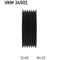 Vratná/vodiaca kladka rebrovaného klinového remeňa SKF VKM 34501 - obr. 2