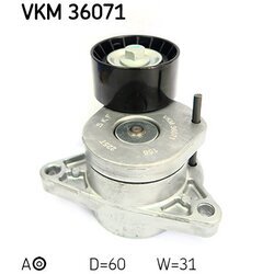 Napínacia kladka rebrovaného klinového remeňa SKF VKM 36071