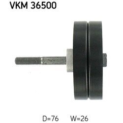 Vratná/vodiaca kladka rebrovaného klinového remeňa SKF VKM 36500 - obr. 2