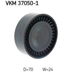 Vratná/vodiaca kladka rebrovaného klinového remeňa SKF VKM 37050-1