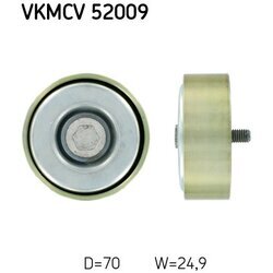 Vratná/vodiaca kladka rebrovaného klinového remeňa SKF VKMCV 52009