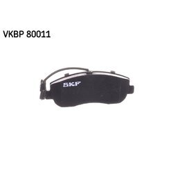 Sada brzdových platničiek kotúčovej brzdy SKF VKBP 80011 E - obr. 6