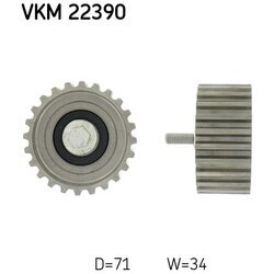Obehová/vodiaca kladka ozubeného remeňa SKF VKM 22390