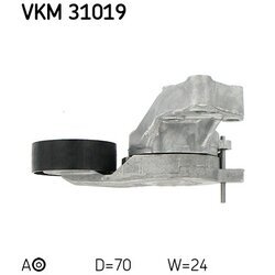 Napínacia kladka rebrovaného klinového remeňa SKF VKM 31019 - obr. 2