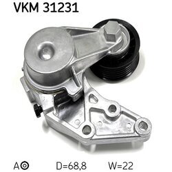 Napínacia kladka rebrovaného klinového remeňa SKF VKM 31231 - obr. 1