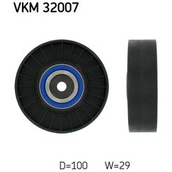 Vratná/vodiaca kladka rebrovaného klinového remeňa SKF VKM 32007