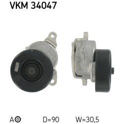 Napínacia kladka rebrovaného klinového remeňa SKF VKM 34047