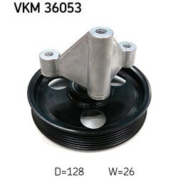 Vratná/vodiaca kladka rebrovaného klinového remeňa SKF VKM 36053 - obr. 1