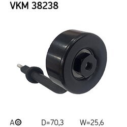 Napínacia kladka rebrovaného klinového remeňa SKF VKM 38238 - obr. 1