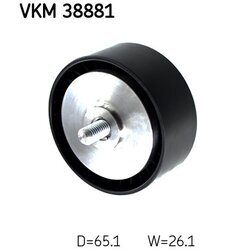 Vratná/vodiaca kladka rebrovaného klinového remeňa SKF VKM 38881 - obr. 1