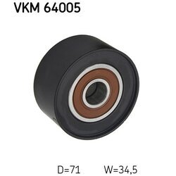 Vratná/vodiaca kladka rebrovaného klinového remeňa SKF VKM 64005