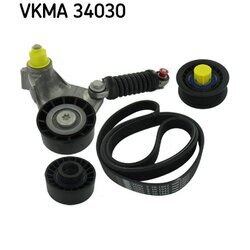 Ozubený klinový remeň - Sada SKF VKMA 34030