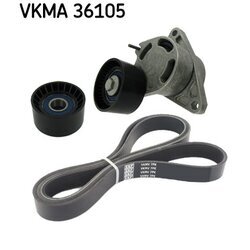 Ozubený klinový remeň - Sada SKF VKMA 36105