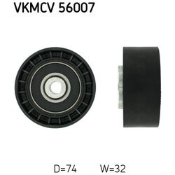 Vratná/vodiaca kladka rebrovaného klinového remeňa SKF VKMCV 56007