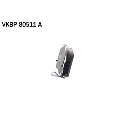Sada brzdových platničiek kotúčovej brzdy SKF VKBP 80511 A - obr. 1