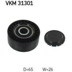Vratná/vodiaca kladka rebrovaného klinového remeňa SKF VKM 31301