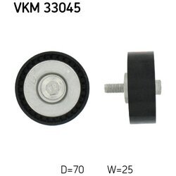 Vratná/vodiaca kladka rebrovaného klinového remeňa SKF VKM 33045