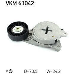 Napínacia kladka rebrovaného klinového remeňa SKF VKM 61042
