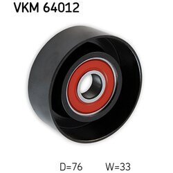Vratná/vodiaca kladka rebrovaného klinového remeňa SKF VKM 64012 - obr. 1