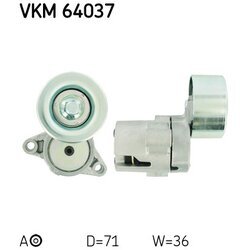 Napínacia kladka rebrovaného klinového remeňa SKF VKM 64037