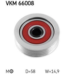 Napínacia kladka rebrovaného klinového remeňa SKF VKM 66008