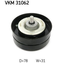 Vratná/vodiaca kladka rebrovaného klinového remeňa SKF VKM 31062