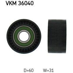 Vratná/vodiaca kladka rebrovaného klinového remeňa SKF VKM 36040