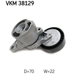 Napínacia kladka rebrovaného klinového remeňa SKF VKM 38129 - obr. 1