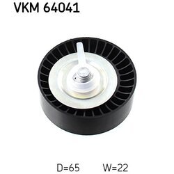 Vratná/vodiaca kladka rebrovaného klinového remeňa SKF VKM 64041 - obr. 1