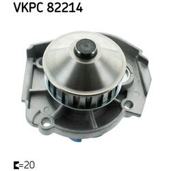 Vodné čerpadlo, chladenie motora SKF VKPC 82214