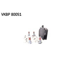 Sada brzdových platničiek kotúčovej brzdy SKF VKBP 80051 - obr. 1