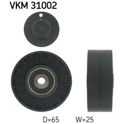 Vratná/vodiaca kladka rebrovaného klinového remeňa SKF VKM 31002