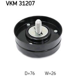 Vratná/vodiaca kladka rebrovaného klinového remeňa SKF VKM 31207 - obr. 1