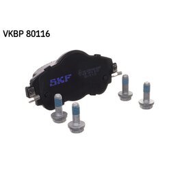 Sada brzdových platničiek kotúčovej brzdy SKF VKBP 80116