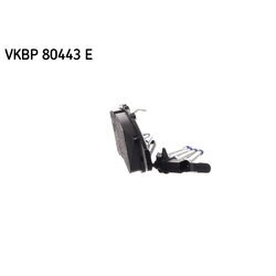 Sada brzdových platničiek kotúčovej brzdy SKF VKBP 80443 E - obr. 3