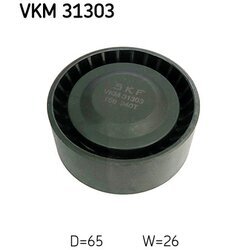 Vratná/vodiaca kladka rebrovaného klinového remeňa SKF VKM 31303